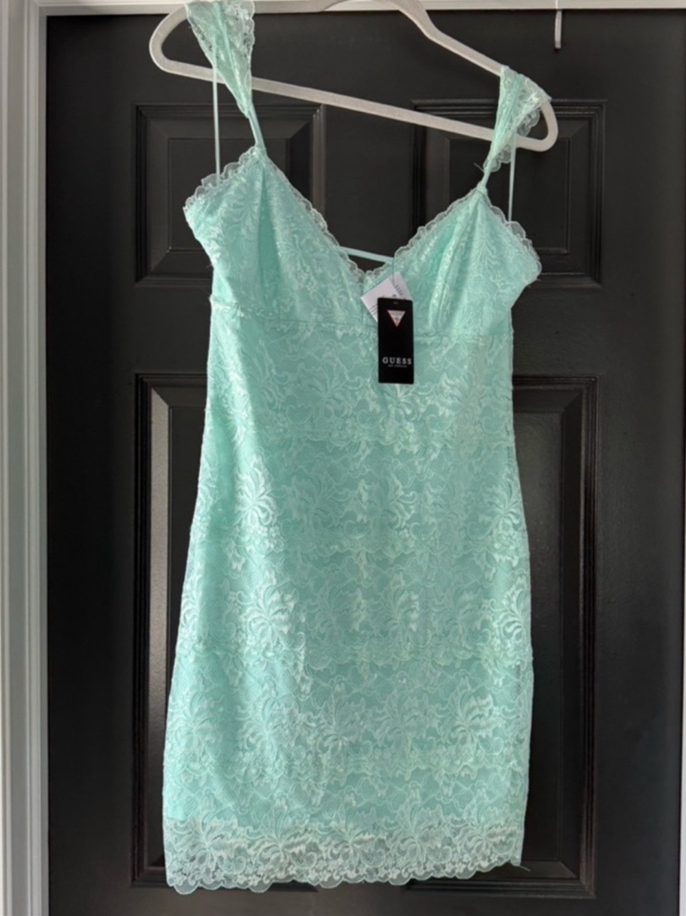 NWT Guess Mint To Be Lace Mitzi Dress